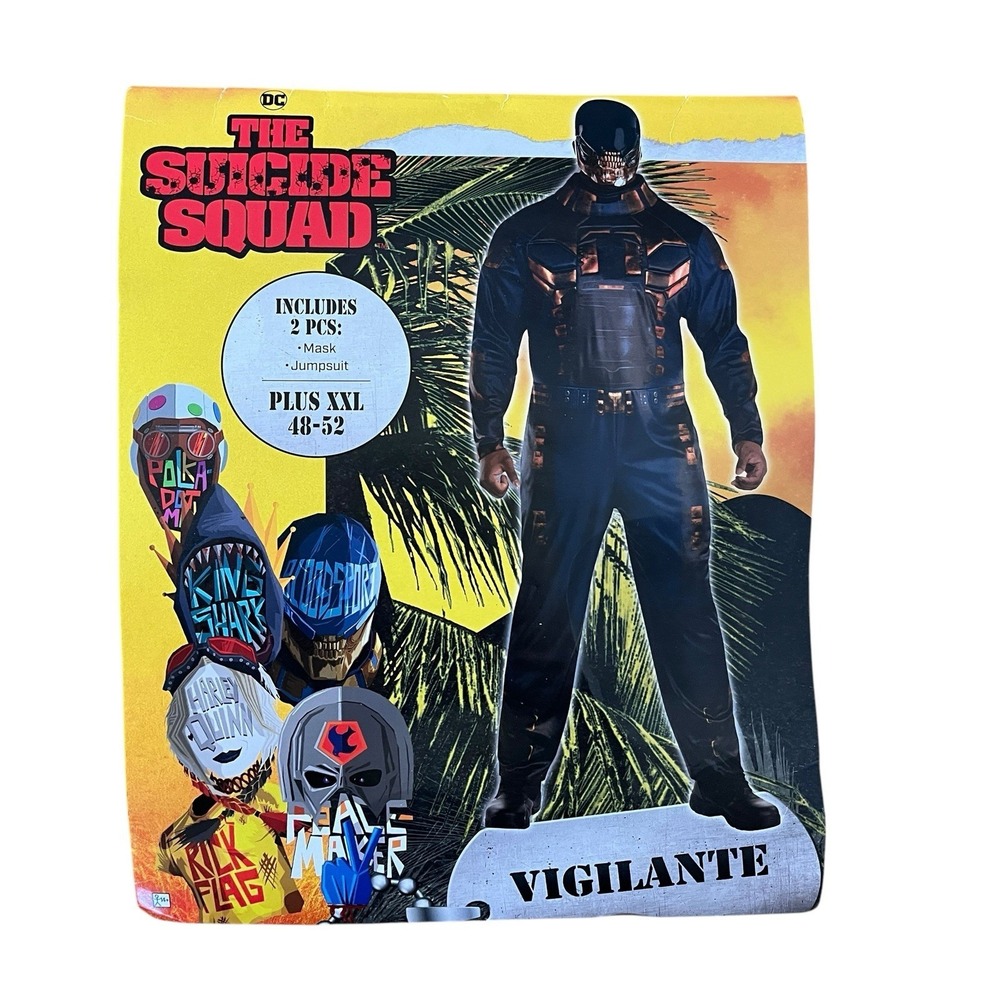 The Suicide Squad VIGILANTE Costume  Adult Plus Size‎ XXL Jumpsuit ONLY